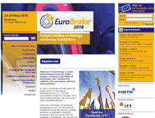 Tablet Screenshot of eurobrake.net